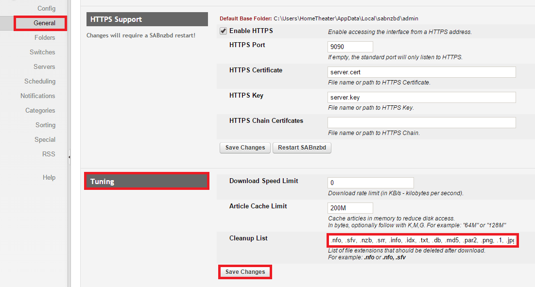 setup couchpotato with sabnzbd