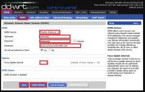 dd-wrt afraid freedns setup