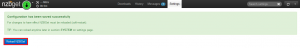 nzbget configuration saved hit reload page