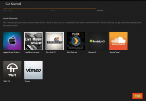 plex channels click next