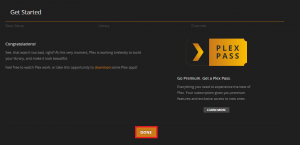 plex get started done