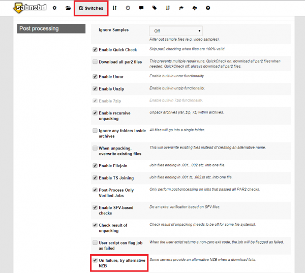 sabnzbd retry failed downloads 0.8