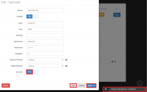 settings download client sabnzbd ssl notification