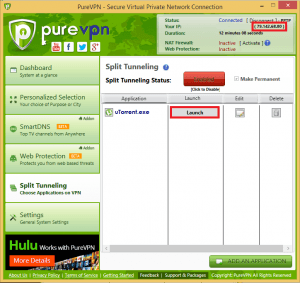 PureVPN Click Launch