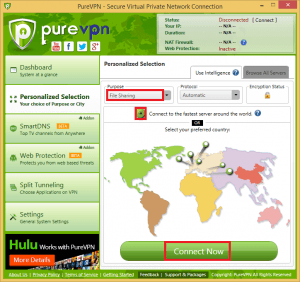 PureVPN Connect Now