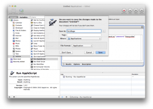 Sickrage mac osx name automator script