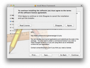 mac nzbdrone mono step 4