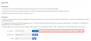 ntv mac address already added