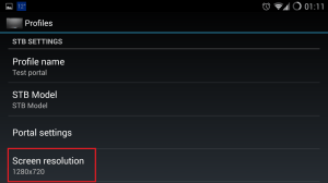 stb emulator click screen resolution