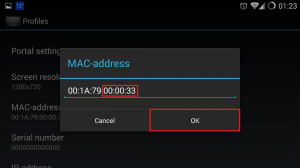 stb emulator enter mac address