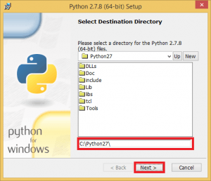 windows python step 2