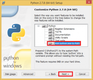 windows python step 3