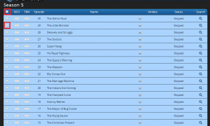 configure sickrage manage episodes