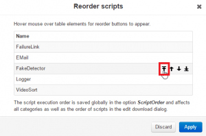 nzbget configure failurelink scriptorder move to top