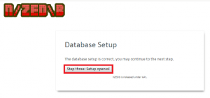 nzedb configuration step 3