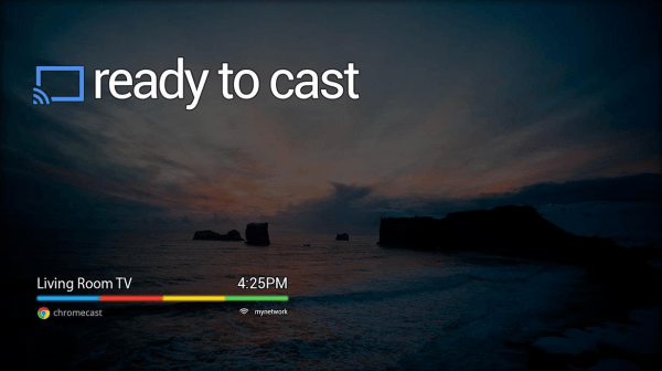 chromecast ready to cast