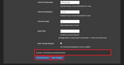 configure sickrage configure search settings torrent utorrent