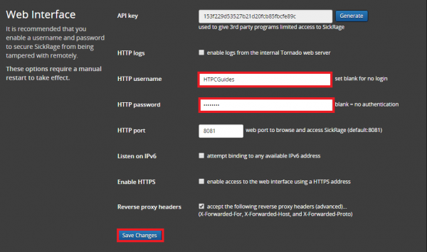 sickrage reverse proxy nginx 2