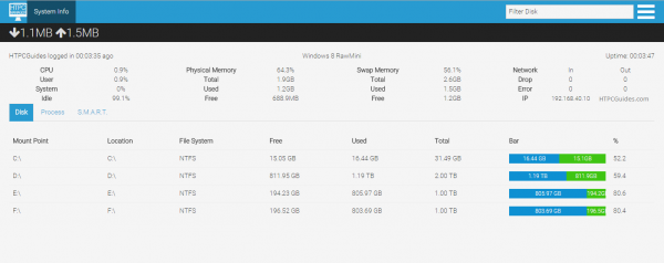 htpc manager stats update