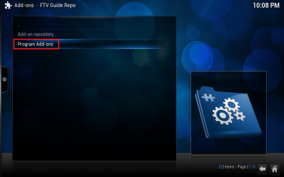 install ftv guide plugin kodi xbmc step 5