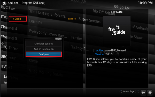 integrate ntv with ftv guide step 1