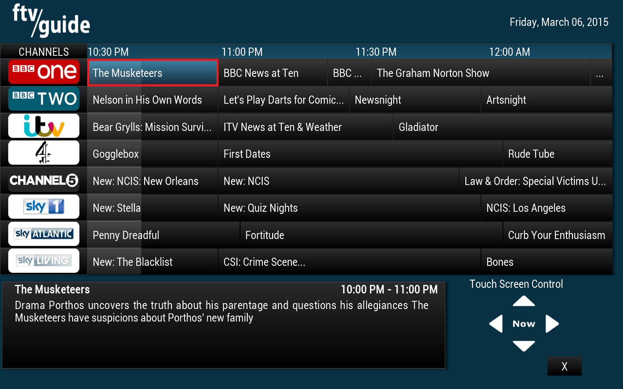 Integrate FTV EPG Guide with NTV for UK TV on Kodi XBMC •