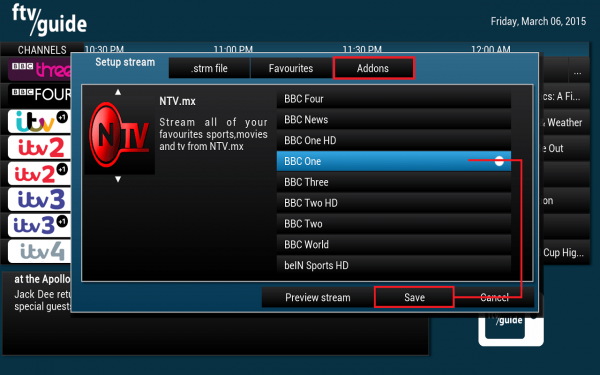 integrate ntv with ftv guide step 6