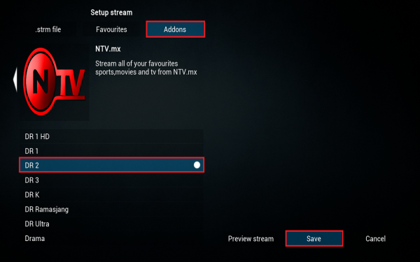 integrate tv guide with ntv plugin kodi xbmc step 2