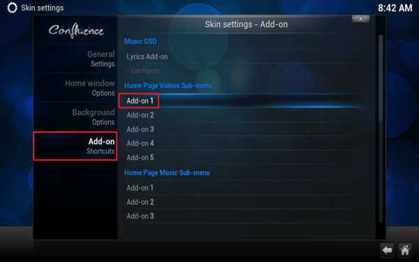 kodi xbmc install shortcuts step 4