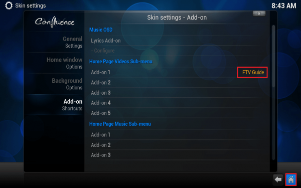 kodi xbmc install shortcuts step 6