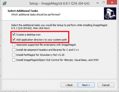 cherrymusic imagemagick add to system path