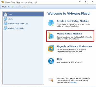 vmware vmplayer clone workaround step 3