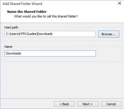 vmware vmplayer shared folders