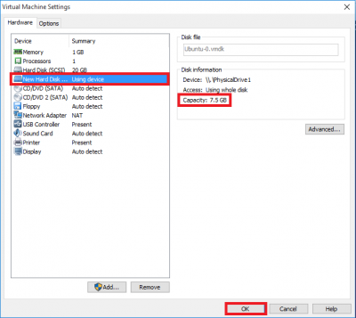 vmplayer add sd card reader 8