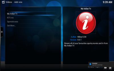 kodi plugin my indian tv add show