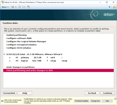 Install-Debian-Virtual-Machine-VM-Workstation-Player-step-15-parition-finish