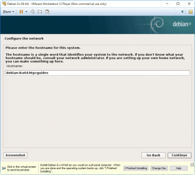 Install-Debian-Virtual-Machine-VM-Workstation-Player-step-5-hostname