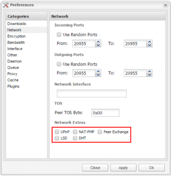 Configure Deluge for VPN Split Tunneling Ubuntu 16.04